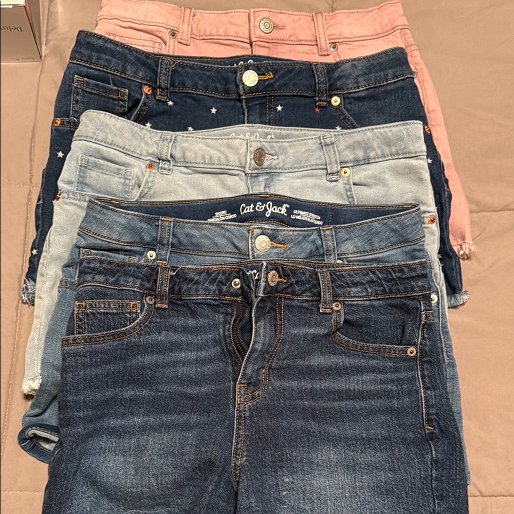 Cat & Jack Blue Jean Shorts, like new